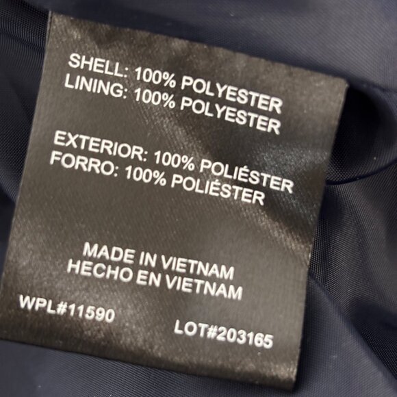 Weatherproof Navy Blue Lightweight Winter Jacket with Removable Hood Size XL - Picture 10 of 13